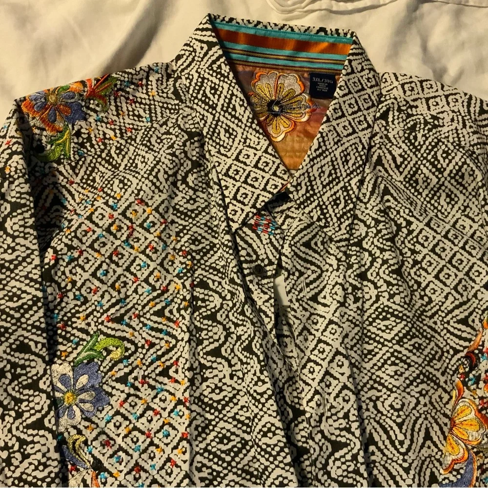 Robert Graham casual shirt great condition size 3XL - Picture 2 of 2